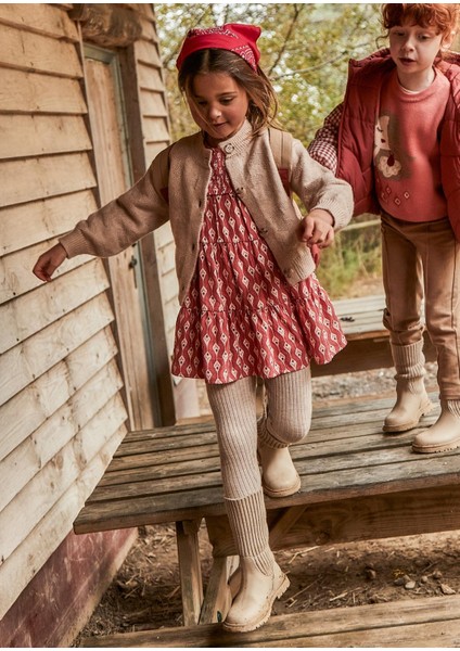 Kız Çocuk Triko Tayt