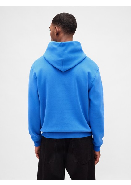 Erkek Açık Mavi Vintagesoft Arch Gap Logo Sweatshirt fırsatları