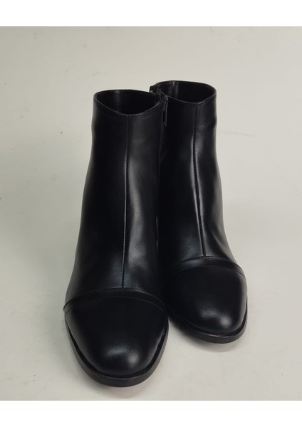 Kadın Hakiki Deri Siyah Topuklu Bot fiyatları