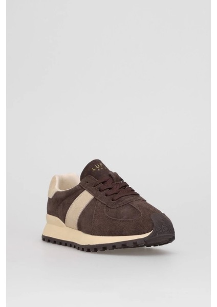 Lufıan Dorıs Kadın Hakiki Deri Günlük Spor Ayakkabı Kahve fiyatları