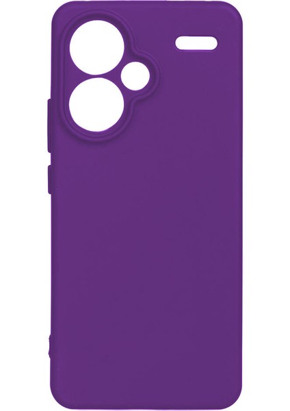Xiaomi Redmi Note 13 Pro Plus 5g Kılıf Inc Biye Silikon-Mor