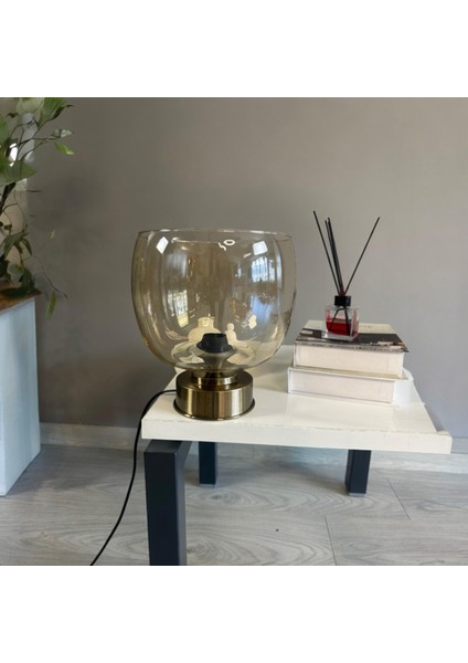 Dijon Cam Bal Rengi Y Piramit Masa Lambası Dekoratif Masaüstü Aydınlatma Hol Abajur Başucu Lamba fiyatları