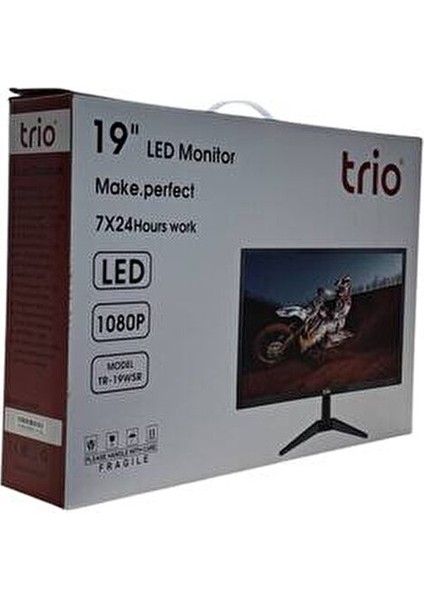 19" LED Monitör (TR-19WS)