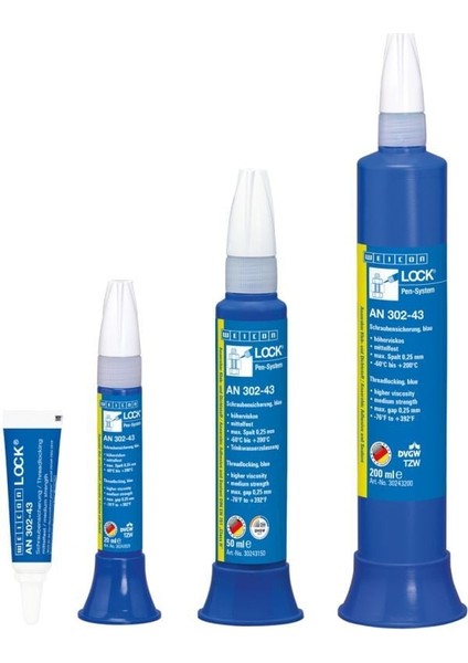 Weıconlock® An 302-43 Cıvata Sabitleyici 50 ml modelleri