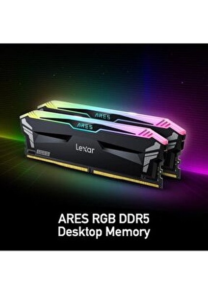 Ares Dt Gamıng 32 GB 6000 MHz Ddr5 Ram CL32 (2X16GB) LD5BU016G-R6000GDLA fiyatları