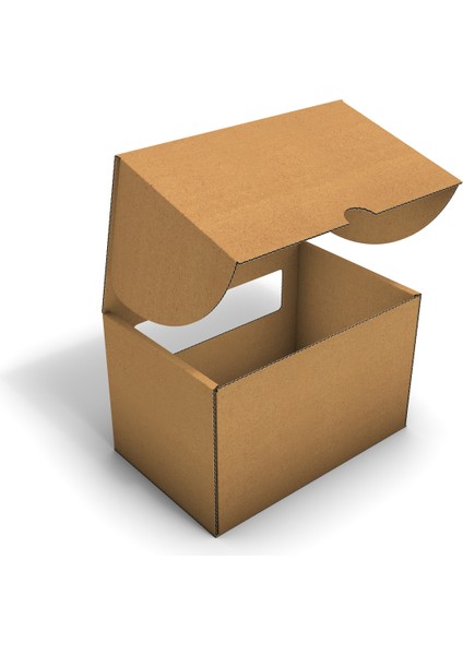 Ondüle 20,4X12,9X12,3 cm Testliner E-Ticaret Kargo Gönderi Kutusu