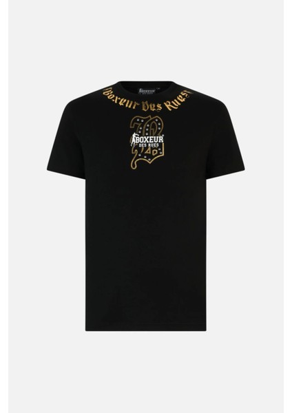 T-Shirt Con Grafica Black-Gold modelleri
