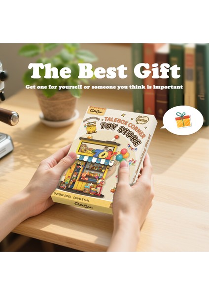 Cwga Talebox Corner Series Mini House - Yeni Stil Mini Mağaza Serisi Kendin Yap Minyatür Ev Minyatür Oyuncaklar Çocuklar Için 3D Ahşap Bulmaca Oyuncakları indirimleri