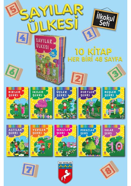 Sayılar Ülkesi Dizisi 10 Kitap