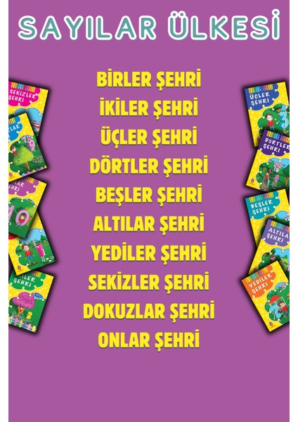 Sayılar Ülkesi Dizisi 10 Kitap fiyatları