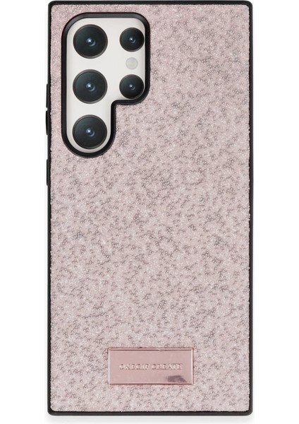 Buğz Onegif Samsung Galaxy S24 Ultra Bright Simli Kapak - Pembe