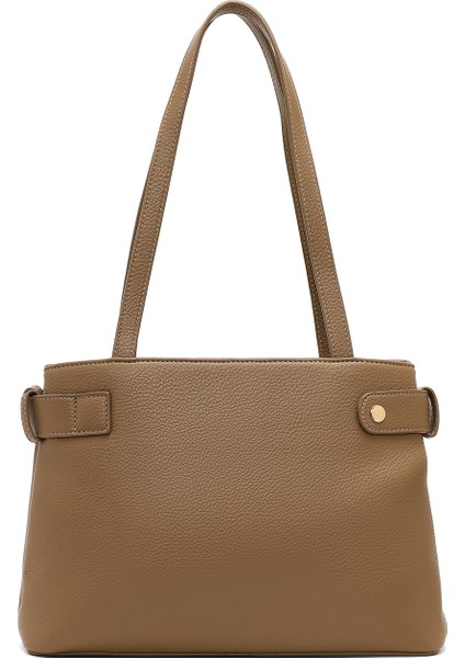 Kadın Kahverengi Uzun Askılı Aksesuarlı Omuz Çantası 25ABD2817FT modelleri