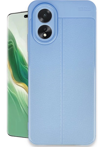 Buğz Newface Oppo A38 Kılıf Auto Focus Kapak - Mavi