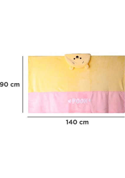 Disney Lisanslı Tsum Tsum Serisi Kapüşonlu Battaniye (Winnie The Pooh) modelleri