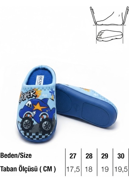 Erkek Çocuk Kışlık Rahat Taban Ev ve Bahçe Gondol Terlik – Yumuşacık, Sıcak ve Kaymaz! fiyatları