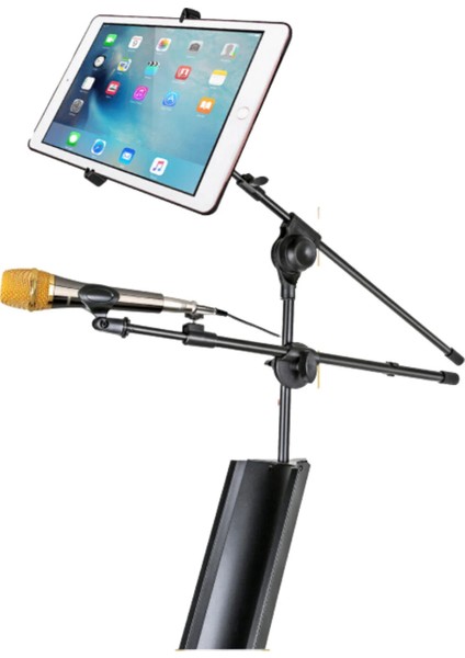 Ds-19 Siyah Profesyonel Mikrofon ve Tablet Standlı Çift Katlı Ultimate Org Standı Sehpası modelleri