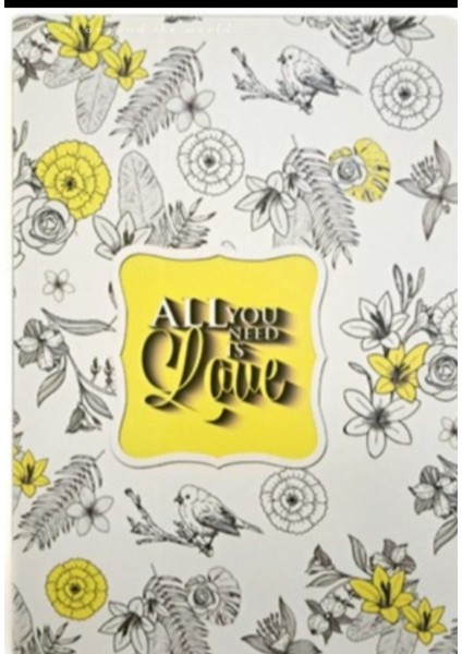 Allyou Need Is Love A5 Renkli Yapraklı Çizgili Bloknot Defteri 40 Yp 2li Paket fiyatları