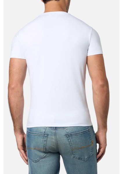 Round Neck Anthracite T-Shirt With Graphic Anthracite modelleri