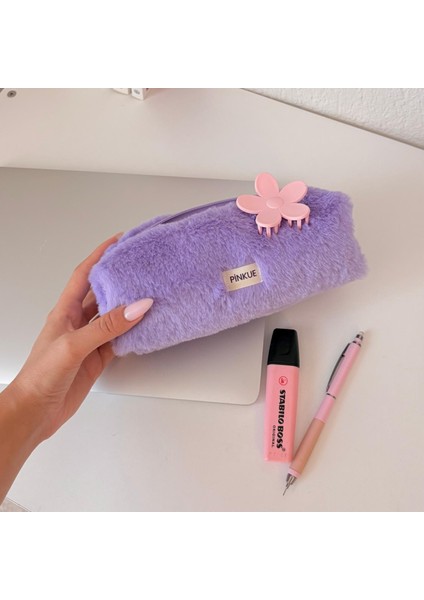 Peluş Tüylü Yumoş Kalem-Makyaj Çantası fiyatları