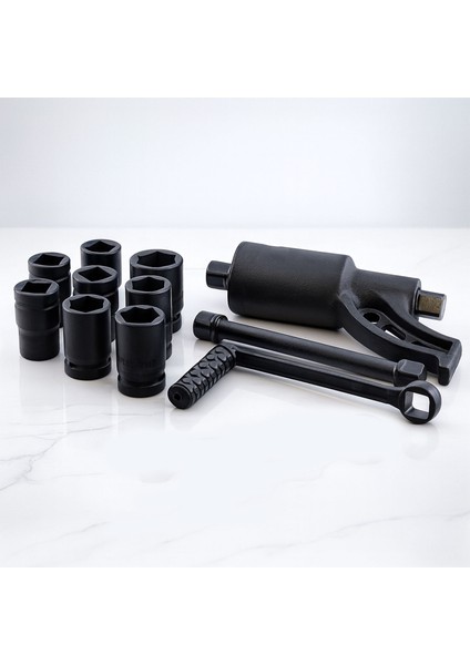 Mekanik Tork Artırıcı Lokma Seti 1'' 4800 Nm Yüksek Güç Ağır Hizmet Profesyonel Takım Seti modelleri