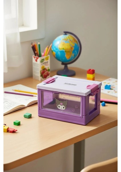 Sanrio Lisanslı Kuromi Mini Bavul Saklama Kutusu