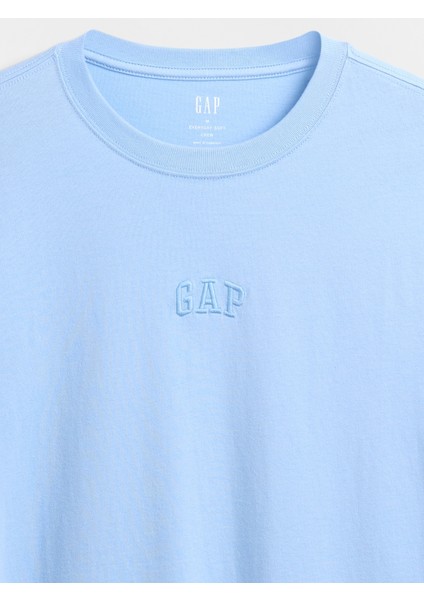 Erkek Açık Mavi Everyday Soft Gap Mini Logo T-Shirt modelleri