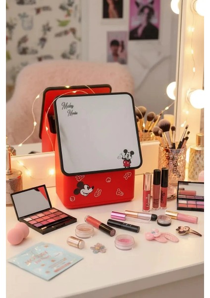 Disney Mickey Mouse Lisanslı Makyaj Aynalı Masa Düzenleyici