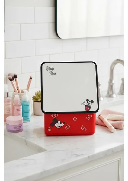 Disney Mickey Mouse Lisanslı Makyaj Aynalı Masa Düzenleyici fırsatları