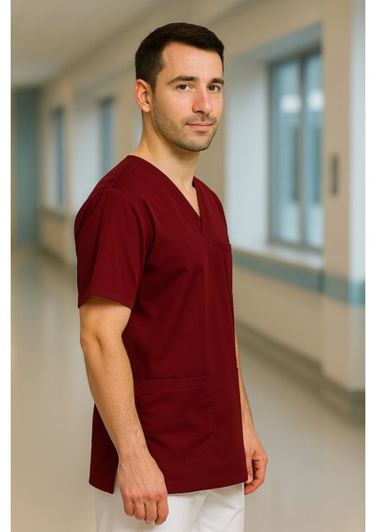 Mırach Med Erkek Tek Üst 4 Cepli Scrubs Forma fiyatları