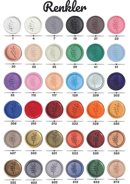 Mum Mühürü Uygulama Seti Kendin Yap Mühür Seti M3CSET11 modelleri