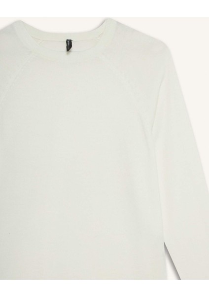 Regular Fit Yumuşak Dokulu Bisiklet Yaka Basic Düz Triko Kazak I6913AZ24WN