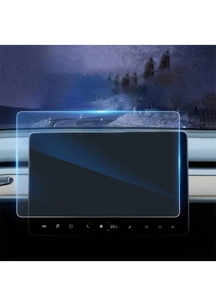 Tesla Model Y Zore Araç Multimedya Temperli Cam Ekran Koruyucu fırsatları