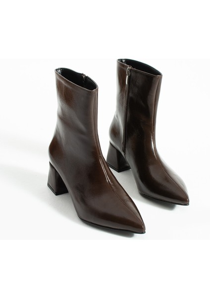 Blyana Sivri Burun Kalın Topuklu Kadın Bot indirimleri