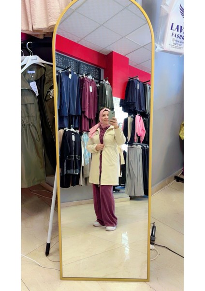 Bronş Detaylı Fermuarlı Trençkot fiyatları