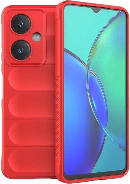 Buğz Newface Vivo Y27 Kılıf Optimum Silikon - Kırmızı fiyatları