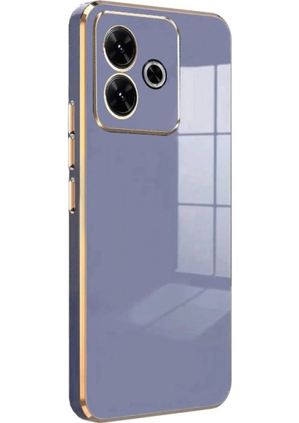 Buğz Newface Xiaomi Redmi 13 4g Kılıf Volet Silikon - Mavi