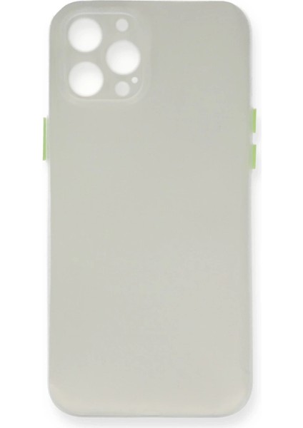 Buğz Iphone 12 Pro Kılıf Pp Ultra Ince Kapak - Beyaz