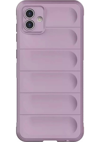 Buğz Newface Samsung Galaxy A05 Kılıf Optimum Silikon - Mor