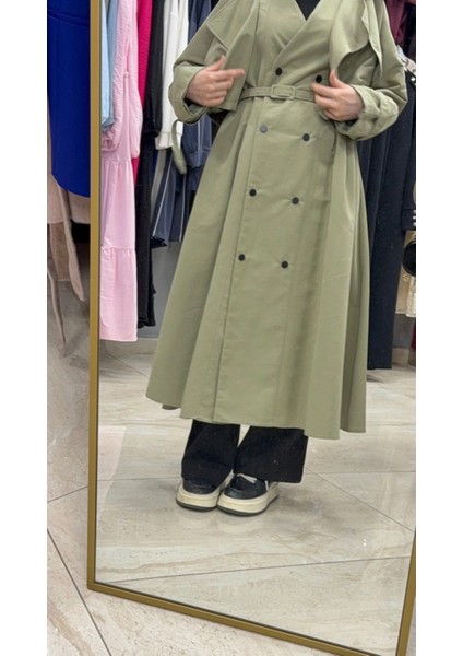 Üstü Ceket Detaylı Elbise Trençkot fiyatları