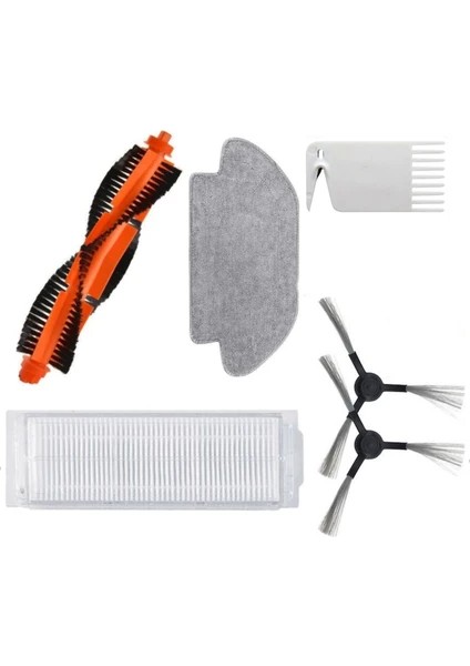Xiaomi Vacuum Mop Pro Uyumlu 6 Parça Filtre Fırça Mop Tarak Seti
