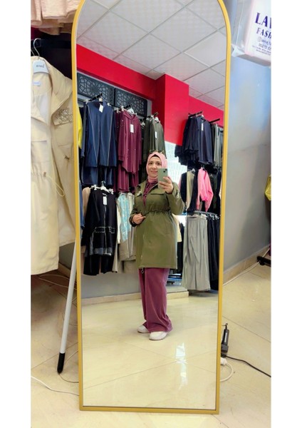 Bronş Detaylı Fermuarlı Trençkot fiyatları