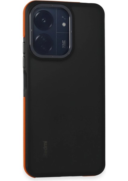 Buğz Newface Xiaomi Redmi 13C Harvel Kapak - Turuncu