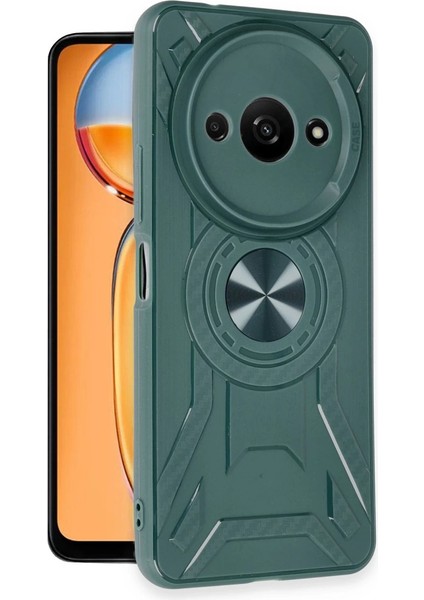 Buğz Newface Xiaomi Redmi A3 4g Kılıf Lincoln Silikon - Koyu Yeşil fiyatları