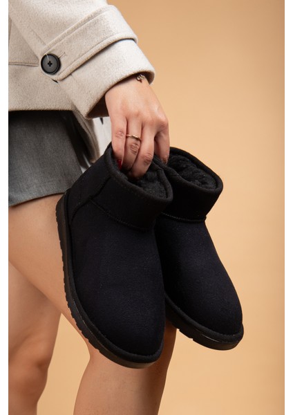 Kadın Kışlık Bot Süet Içi Yünlü Kürklü Ince Tabanlı Bilek Boy Kısa Mini Ug Bot fiyatları