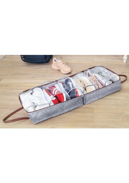 Buğz Deri Kulplu Ayakkabı Seyahat Çantası 04263 modelleri