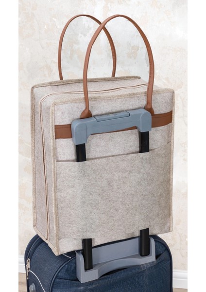 Buğz Deri Kulplu Ayakkabı Seyahat Çantası 04263 indirimleri