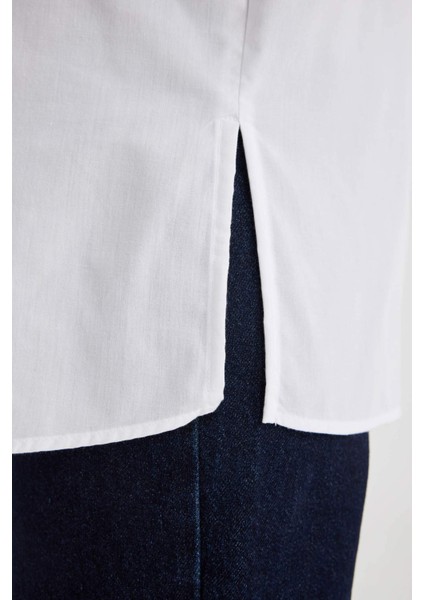 Relax Fit Terry Cotton Uzun Kollu Gömlek Tunik