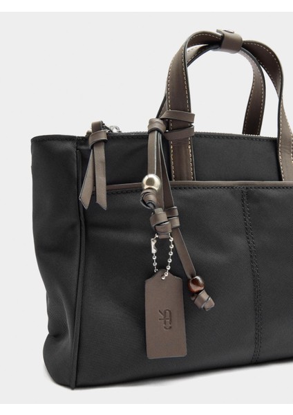 Teknik Kumaş Çapraz Askılı Tote Çanta modelleri