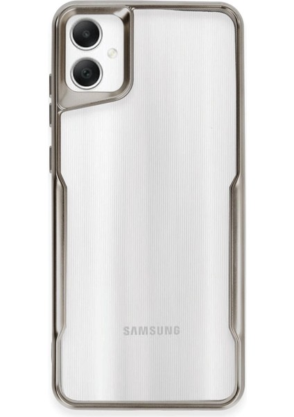 Buğz Newface Samsung Galaxy A05 Kılıf Boyi Silikon Kapak - Titan Gri