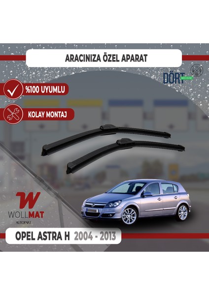 Opel Astra H Silecek 2004 2013 Silecek Takımı Araca Özel